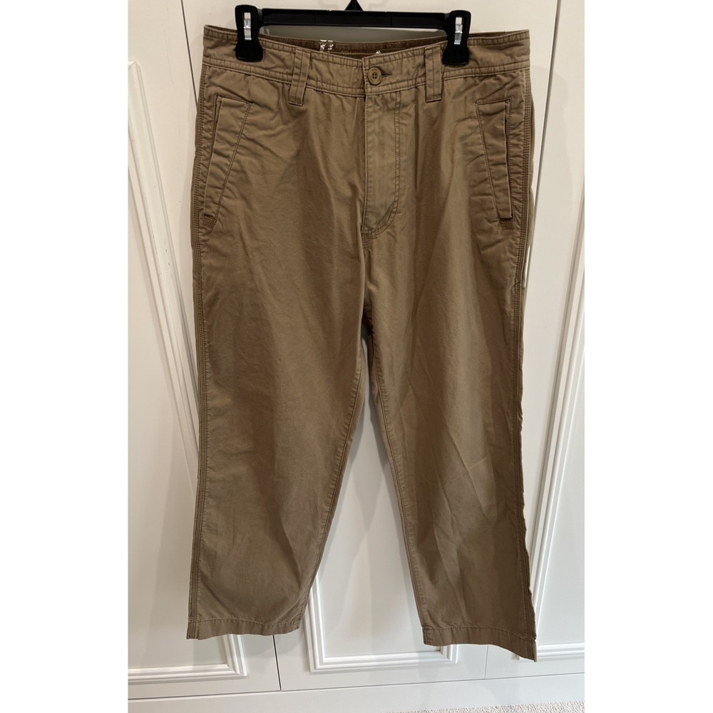 Boden Men's Brown Khaki Chino Pants Size 34R Preppy Business Casual Classic